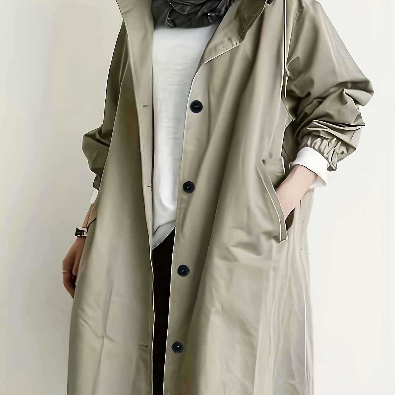 Marivelle | Hooded Trench Coat
