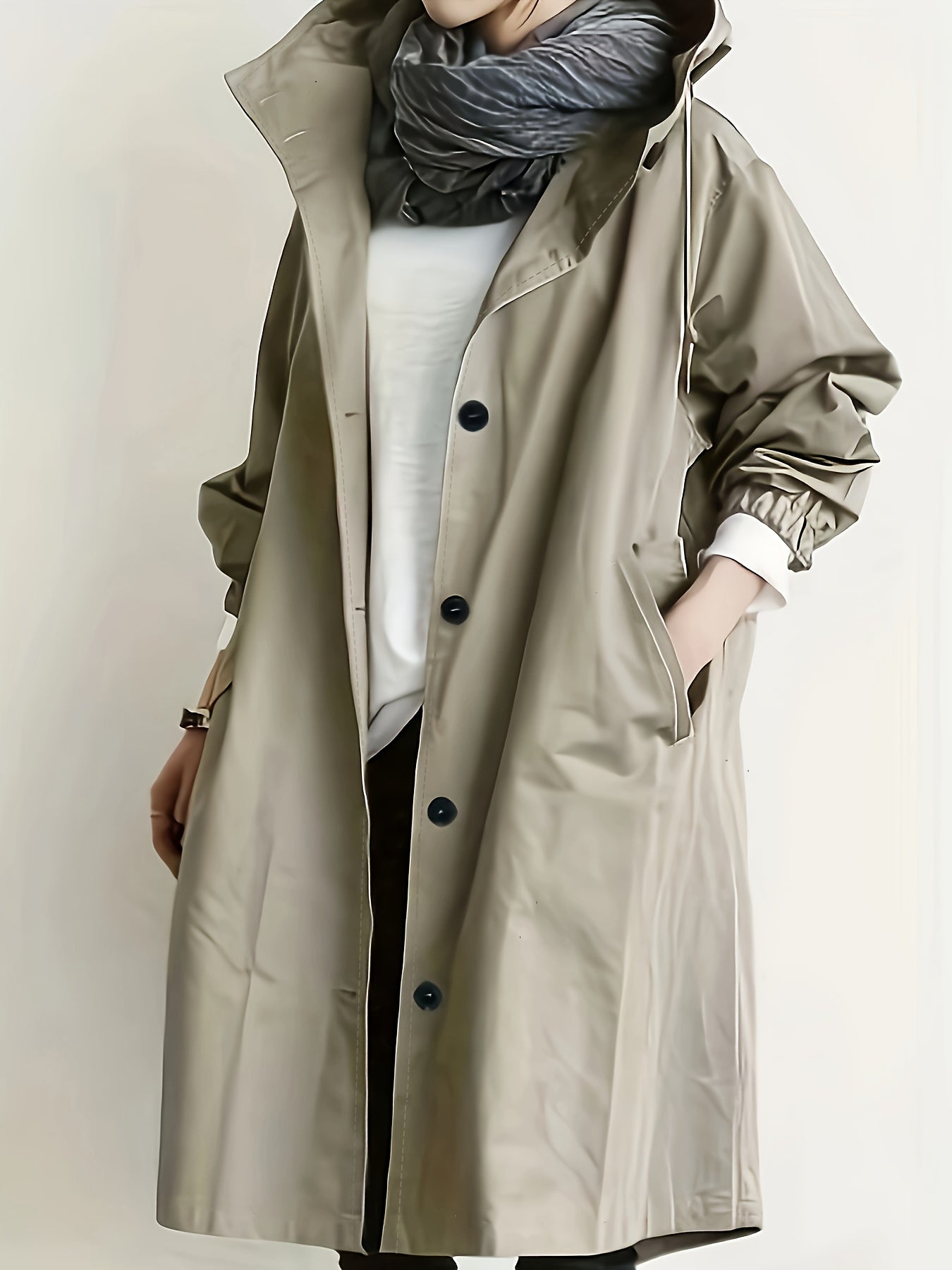 Marivelle | Hooded Trench Coat
