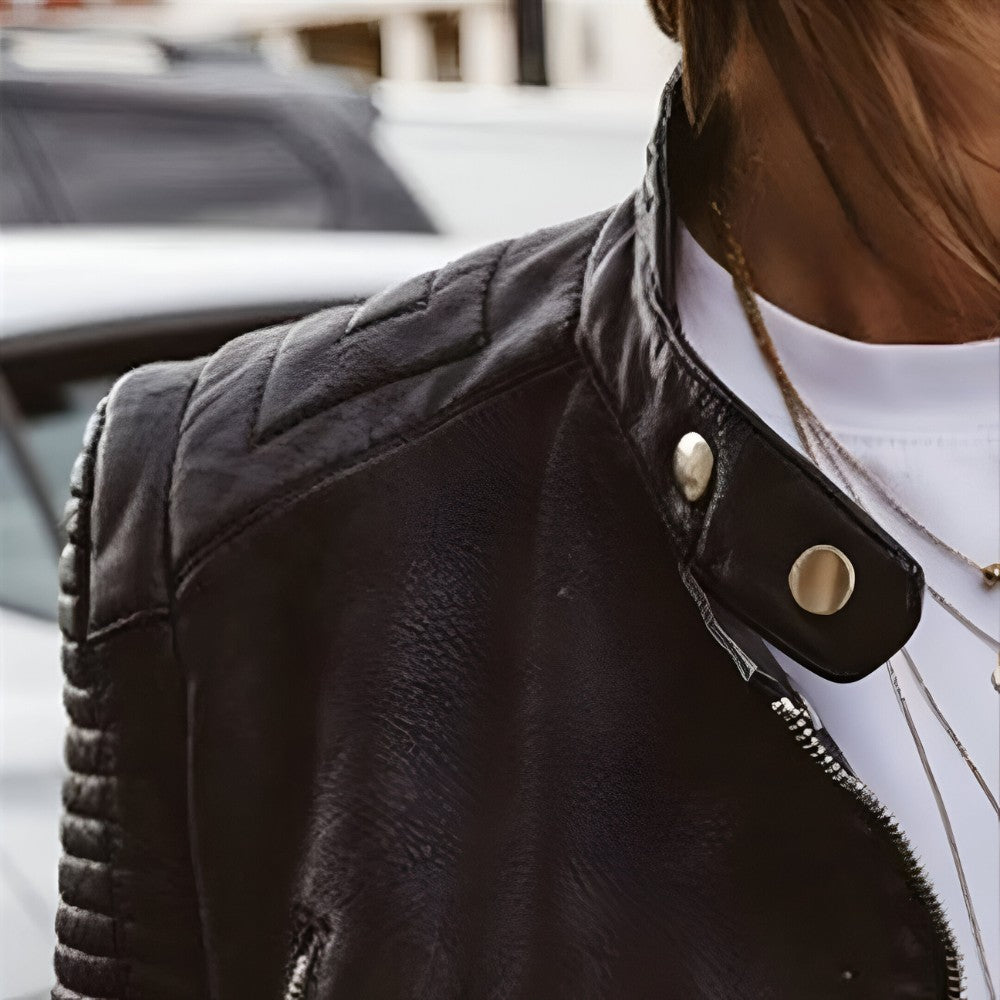 Novara | Elegant Leather Jacket