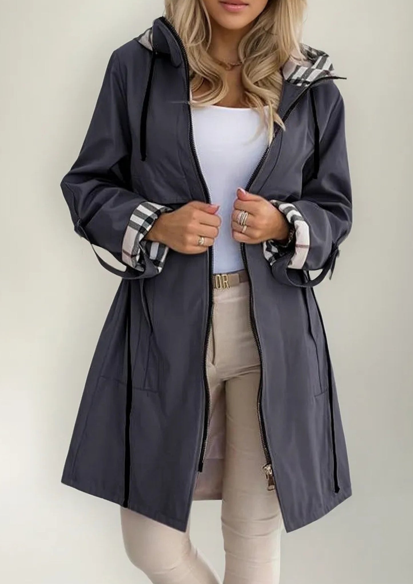 Elara | Modern Front-Zip Jacket