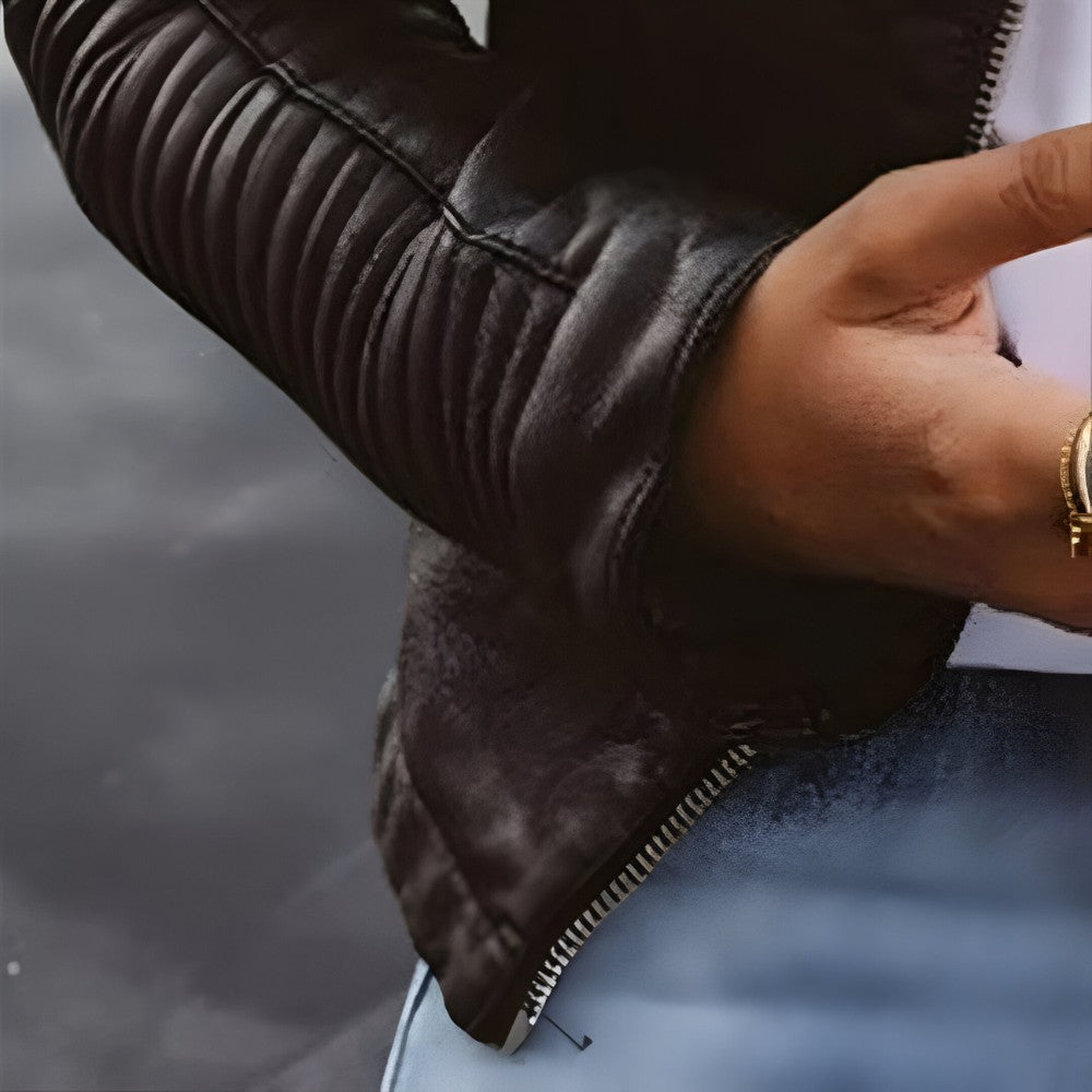 Novara | Elegant Leather Jacket