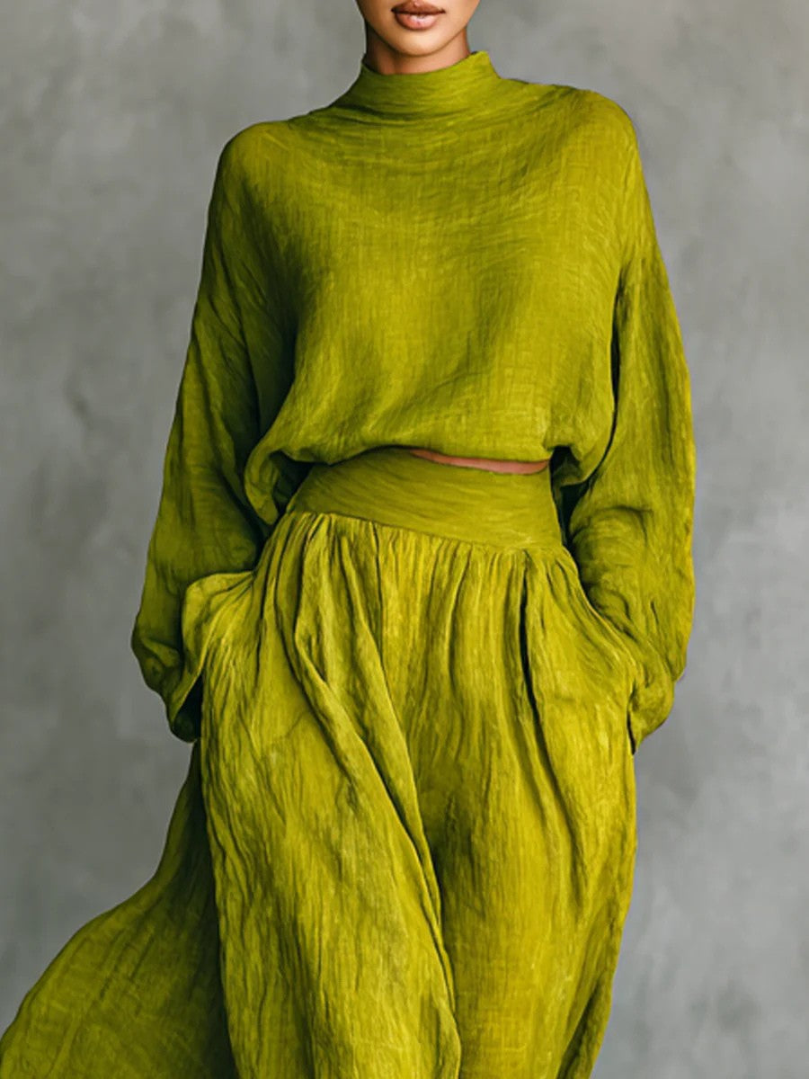 Aurenne | Turtleneck Two-Piece Set