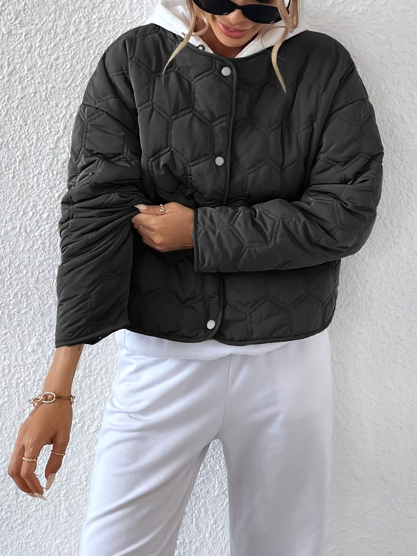 Solenne | Monochrome Autumn Jacket