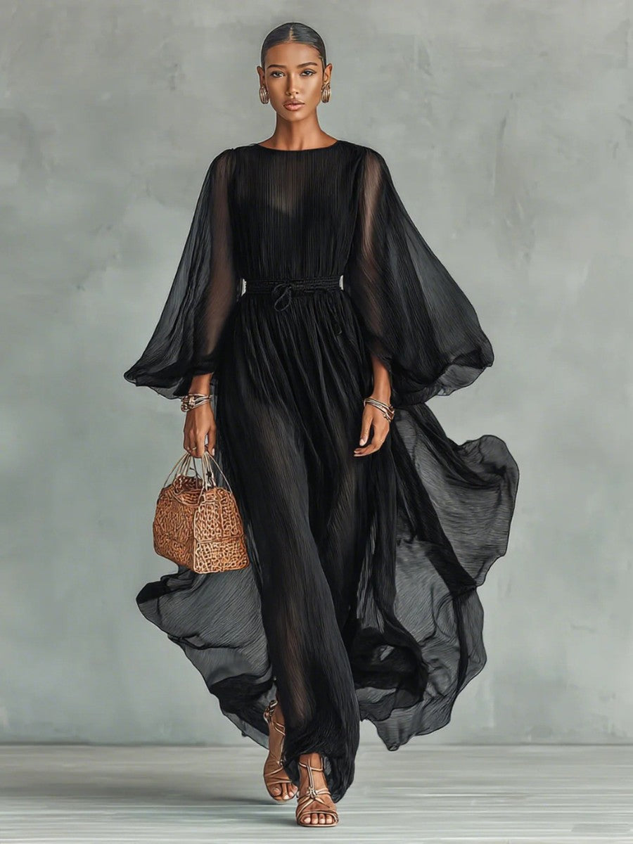 Aureline | Chiffon Maxi Dress
