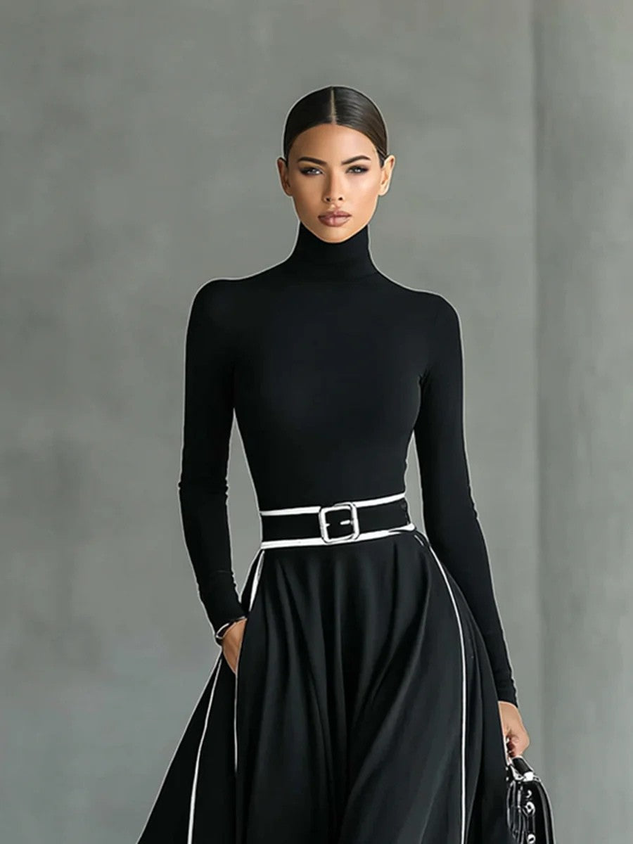 Olyssia | Contour Elegance Maxi Dress