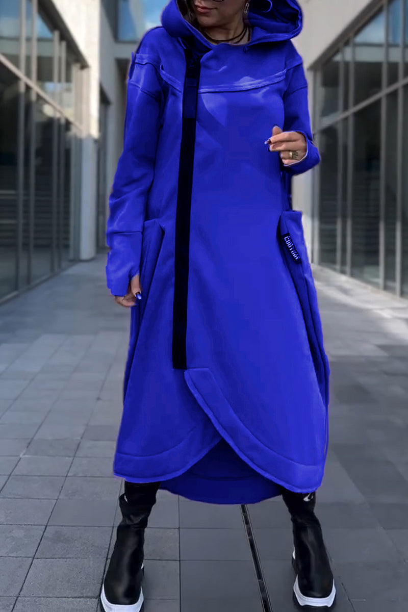 Selvara | Hooded Knit Dress