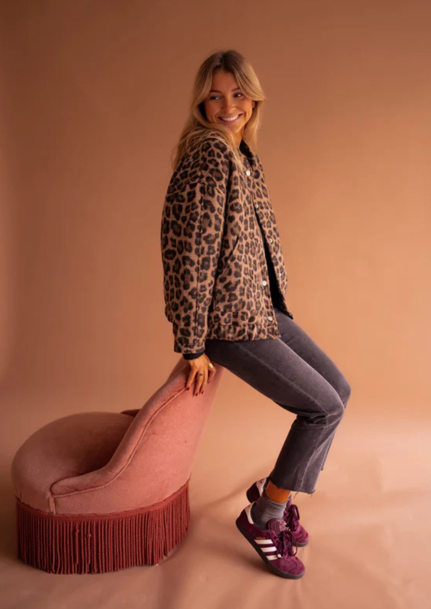 Aurelia | Leopard Bomber Jacket