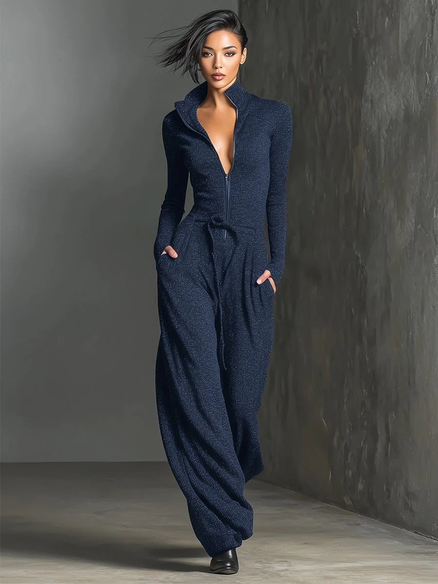 Elaris | Sparkle Knit Jumpsuit