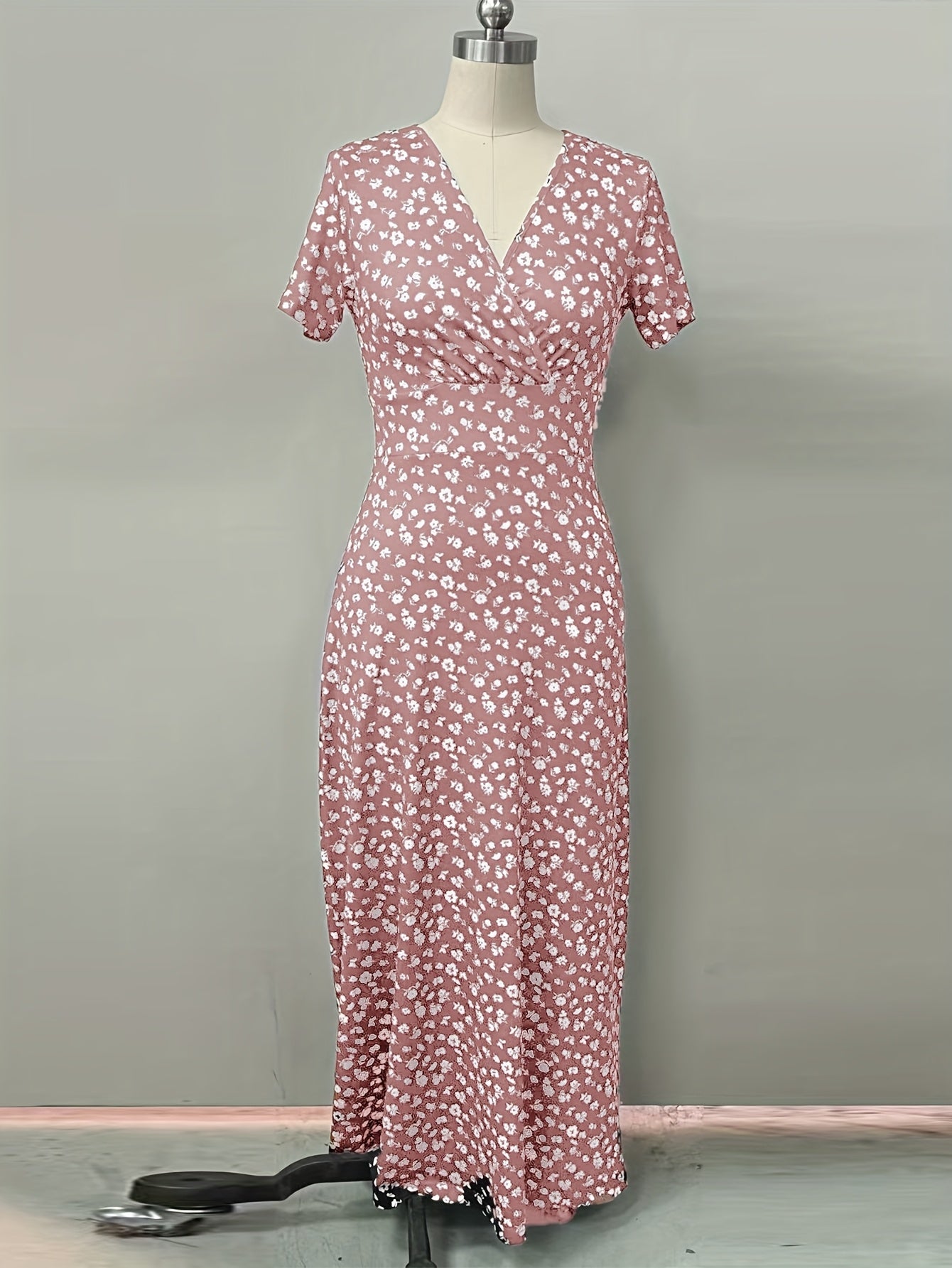 Solenne | Long Floral Dress