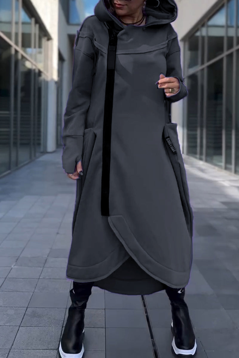 Selvara | Hooded Knit Dress