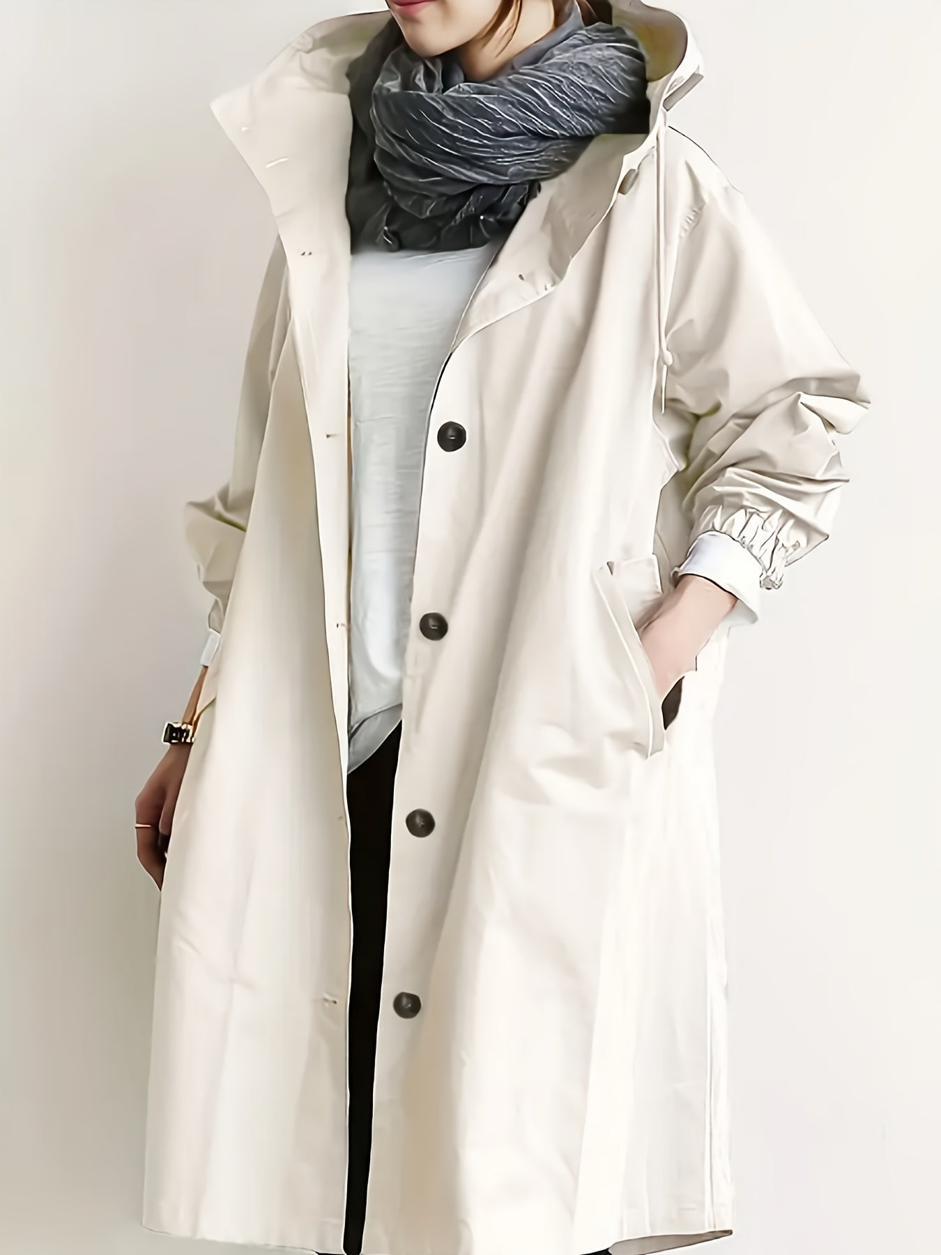Marivelle | Hooded Trench Coat