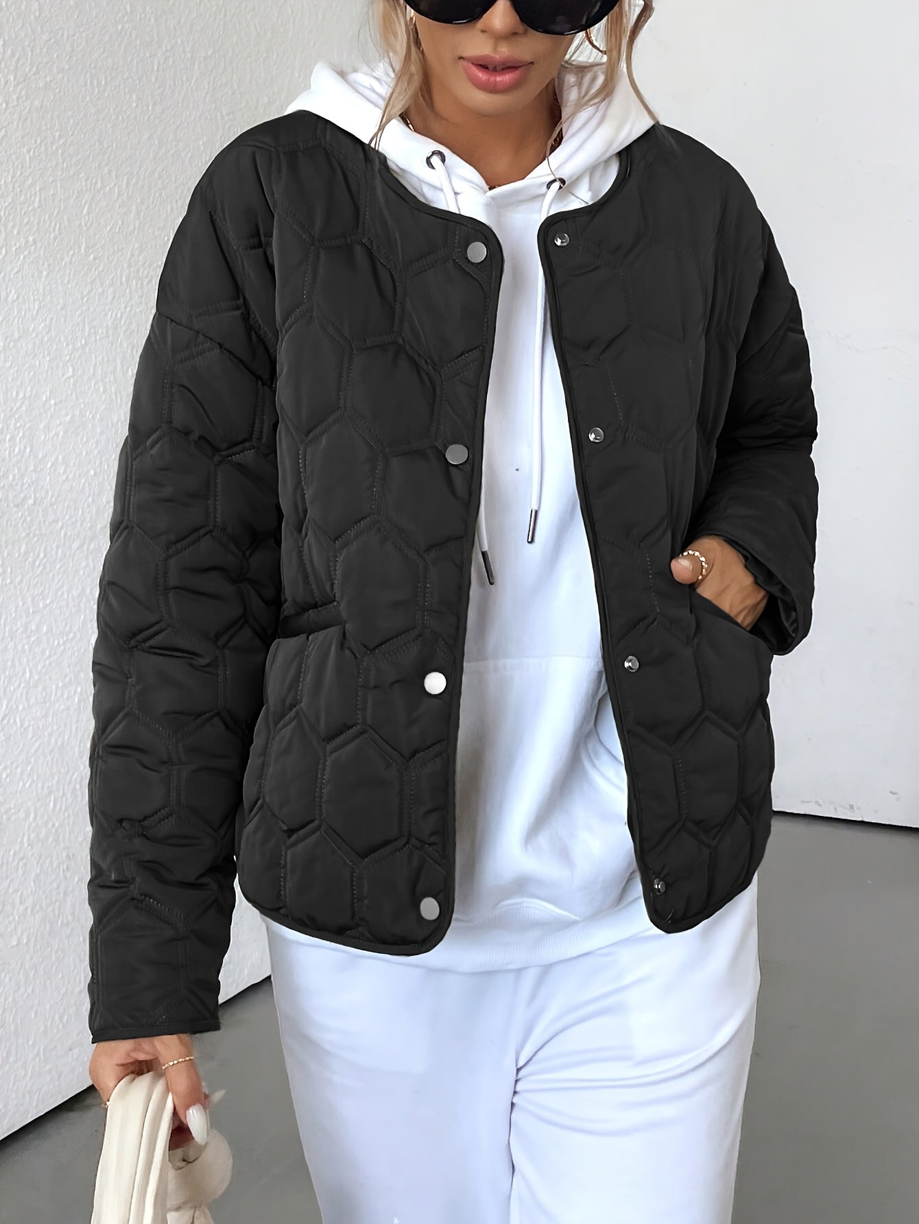 Solenne | Monochrome Autumn Jacket