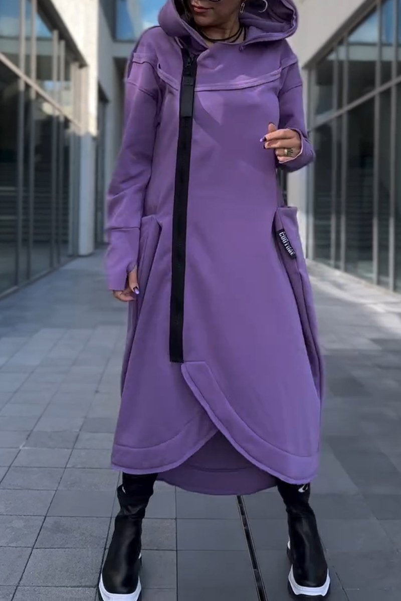 Selvara | Hooded Knit Dress
