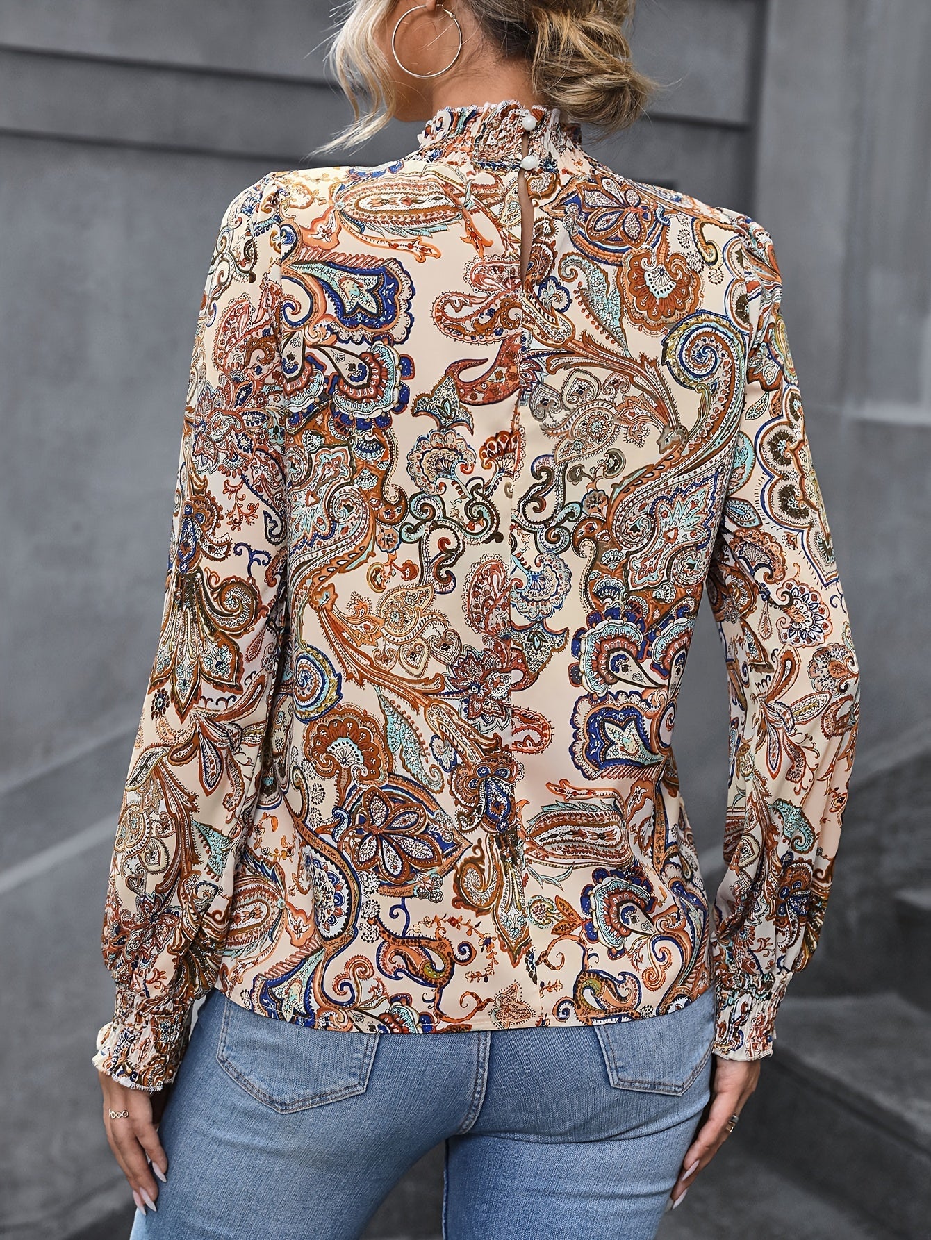 Ameliora | Floral Paisley Shirt