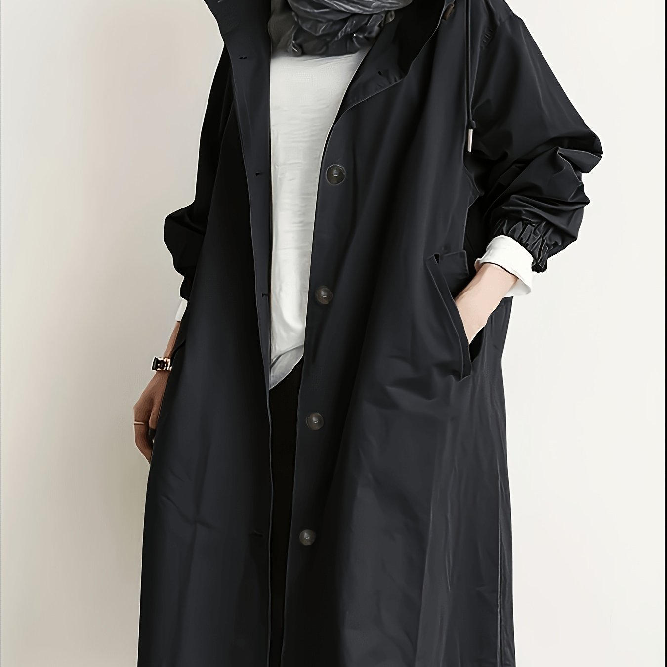 Marivelle | Hooded Trench Coat