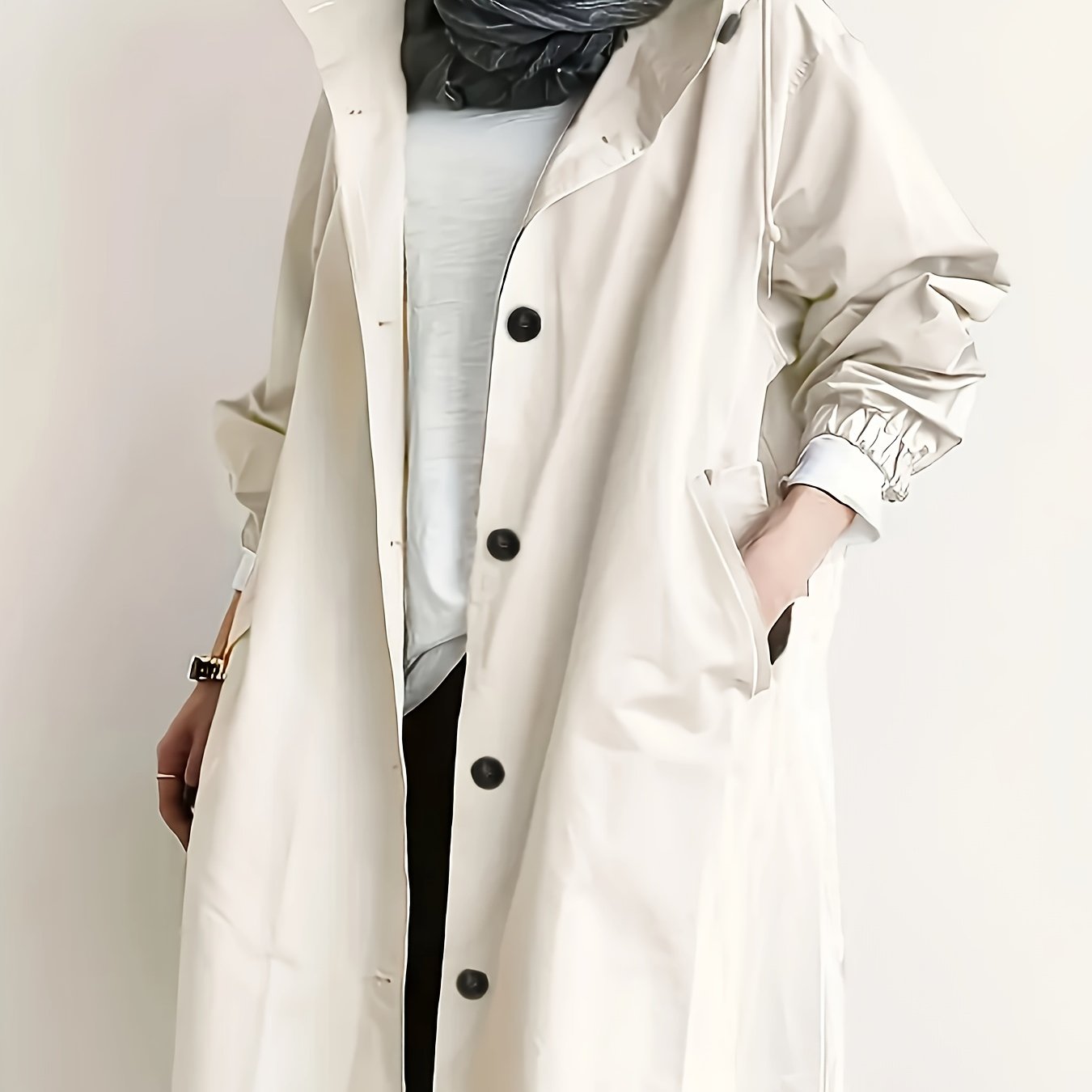 Marivelle | Hooded Trench Coat