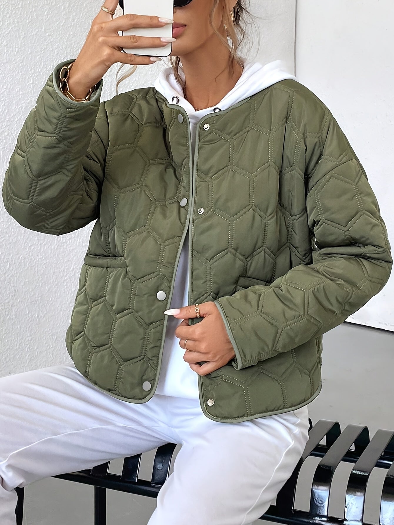 Solenne | Monochrome Autumn Jacket