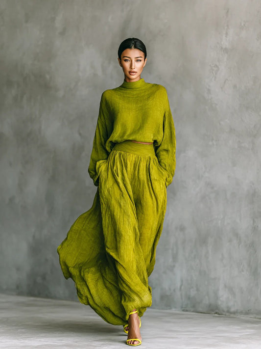 Aurenne | Turtleneck Two-Piece Set