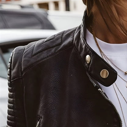 Novara | Elegant Leather Jacket