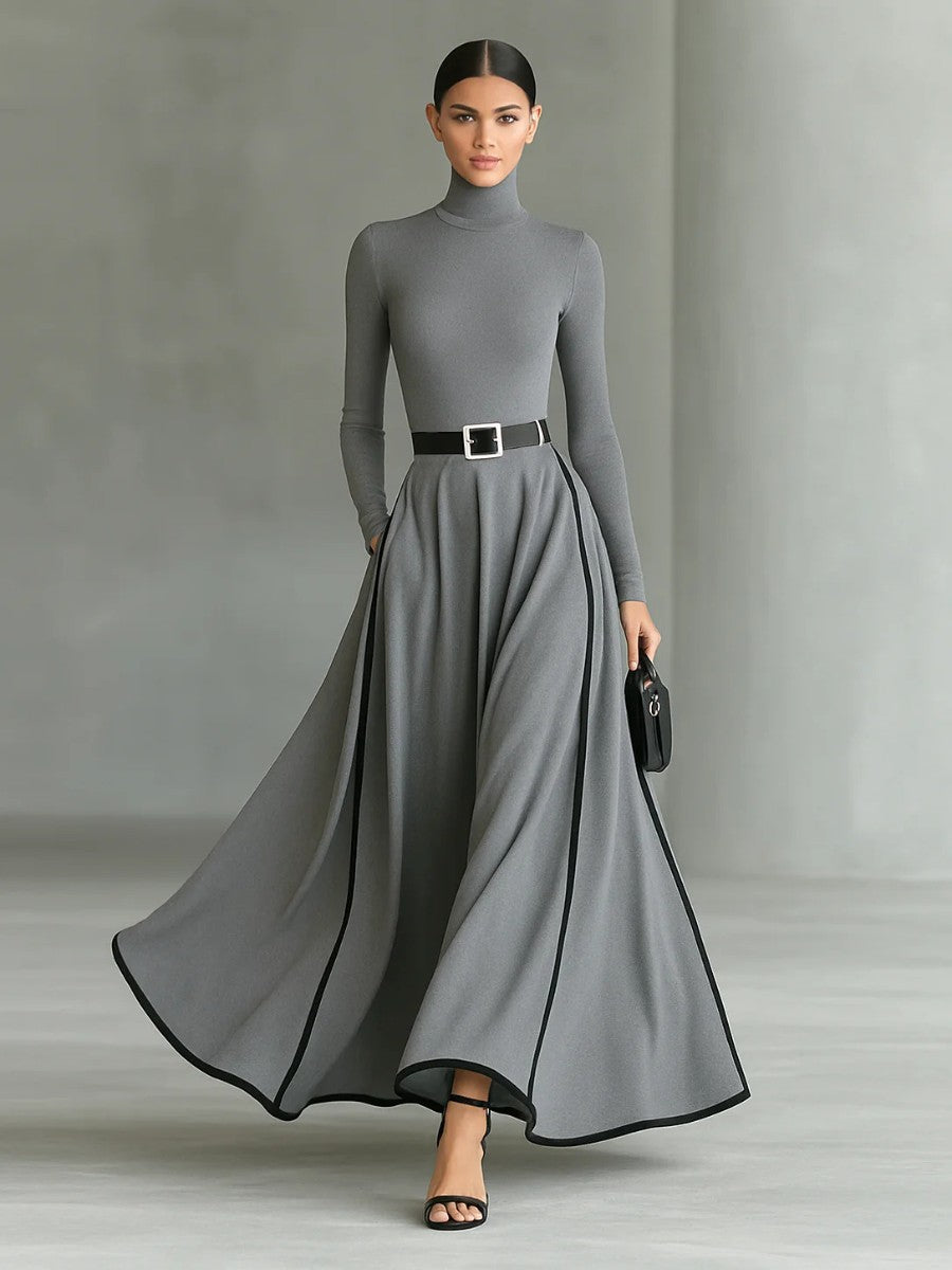 Olyssia | Contour Elegance Maxi Dress
