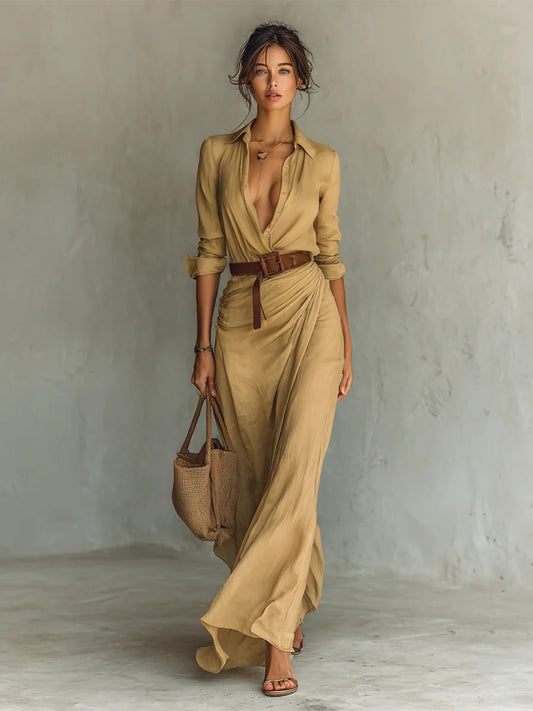 Elyndra | Wrap Maxi Dress