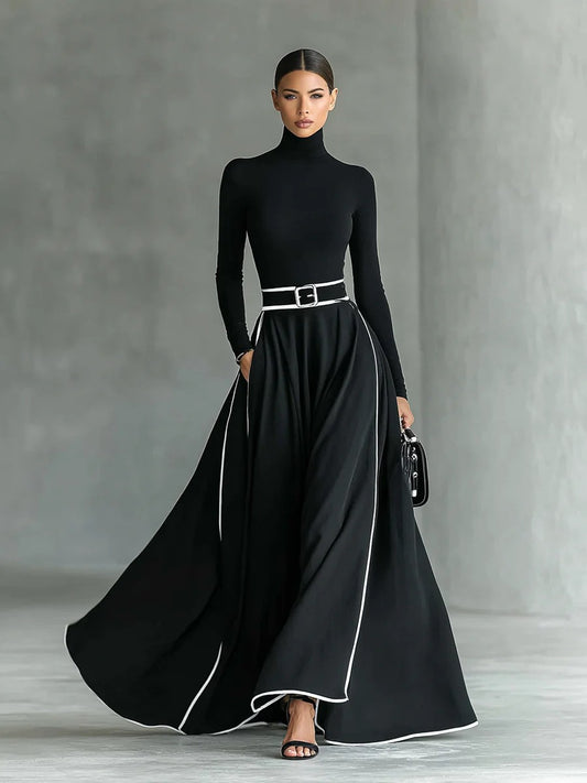 Olyssia | Contour Elegance Maxi Dress