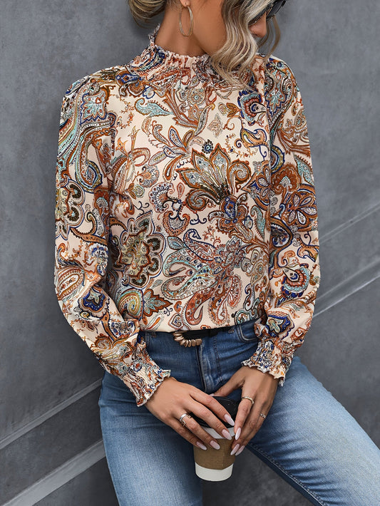 Ameliora | Floral Paisley Shirt