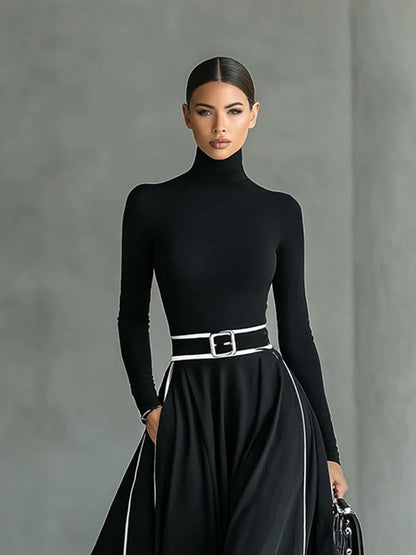 Olyssia | Contour Elegance Maxi Dress