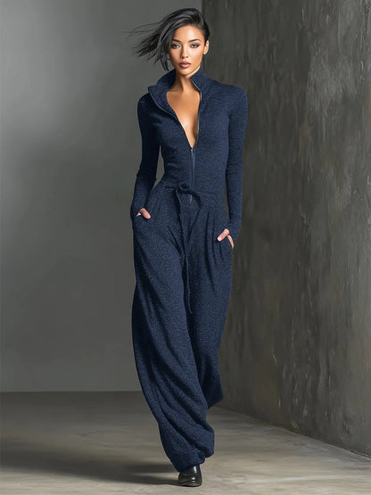 Elaris | Sparkle Knit Jumpsuit