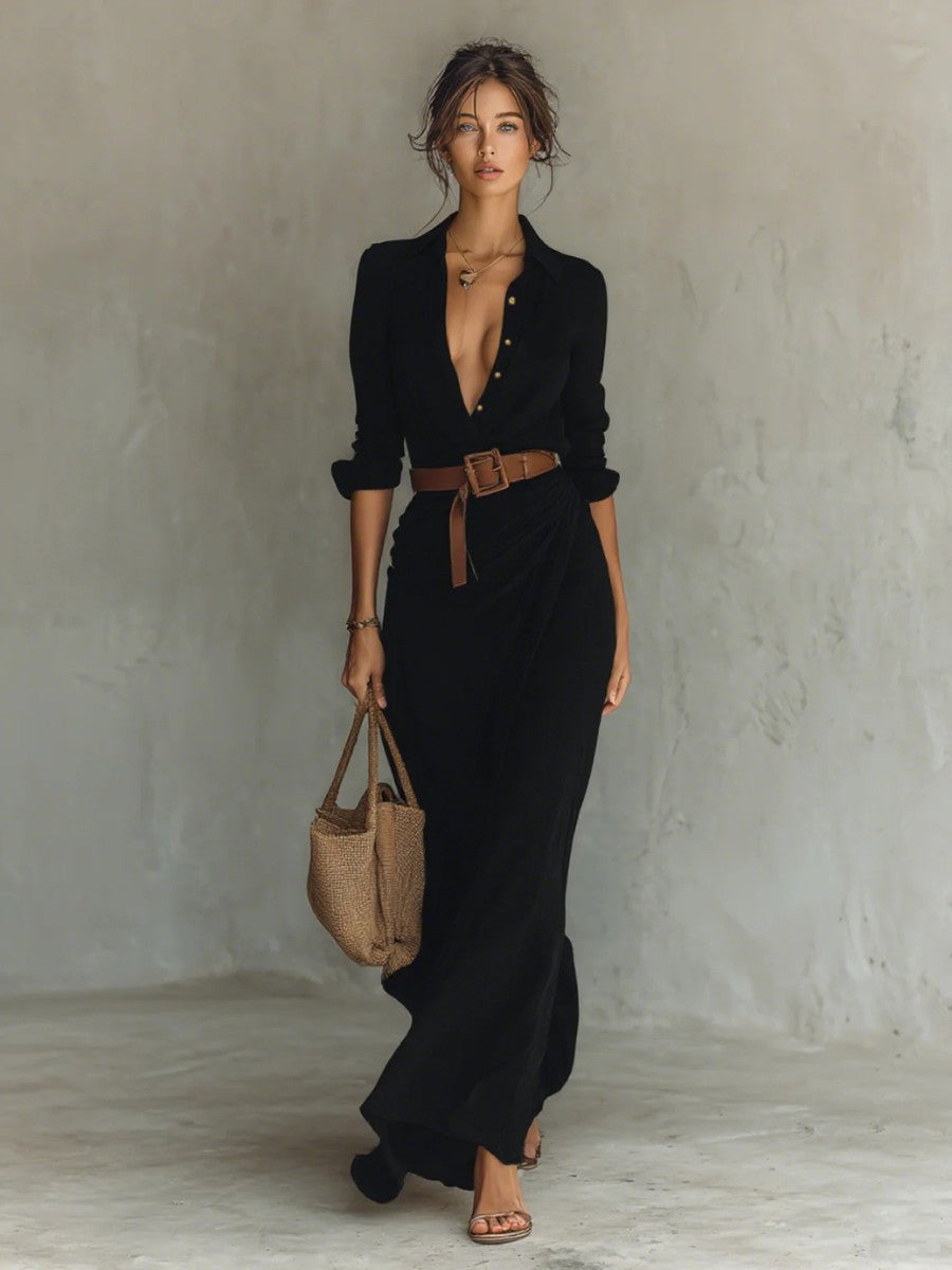 Elyndra | Wrap Maxi Dress