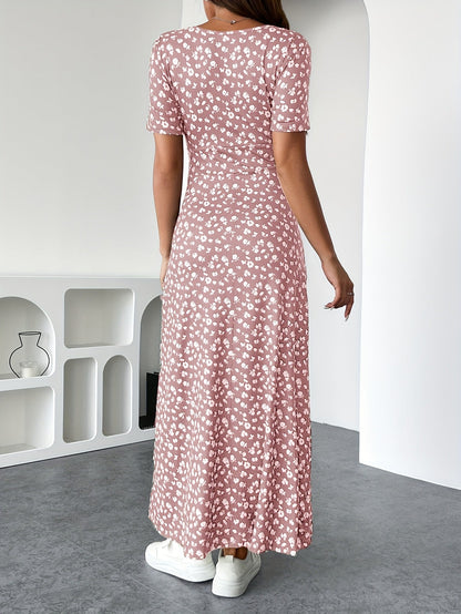 Solenne | Long Floral Dress