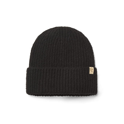 Satin Lined Beanie - Ella in Black