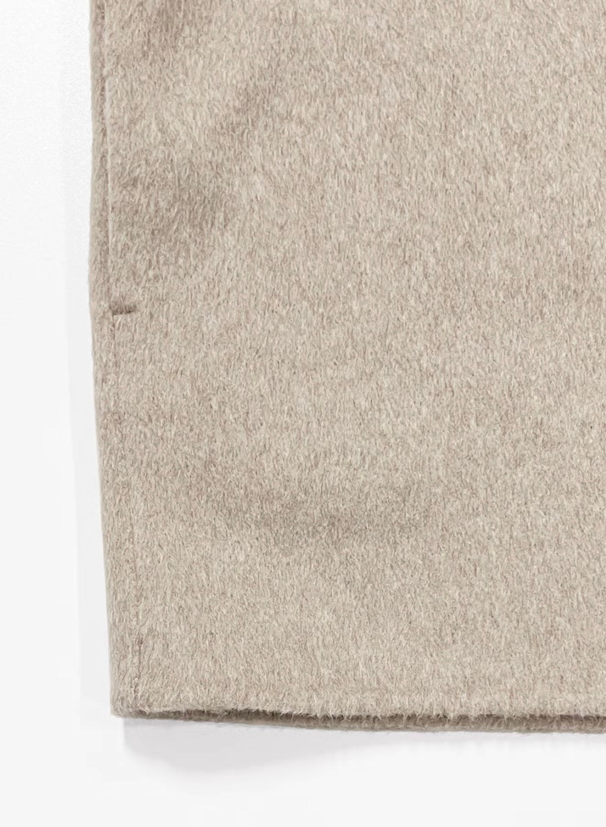 Plush Tie Jacket Coat