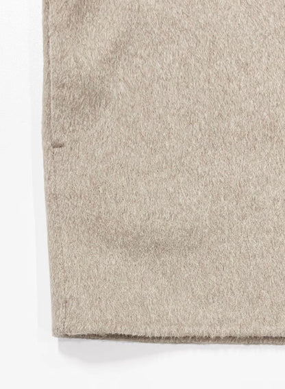 Plush Tie Jacket Coat