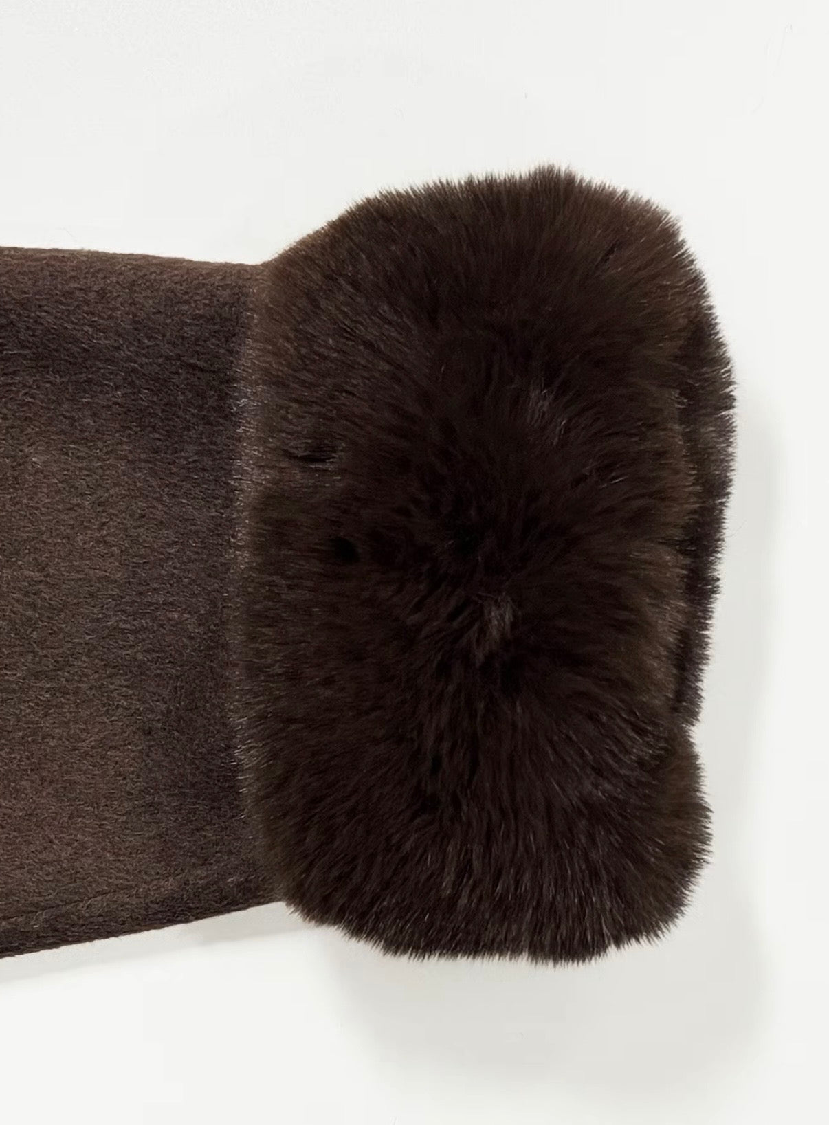 Plush Tie Jacket Coat