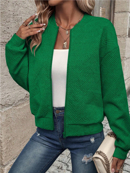 Selvara | Zip-Up Bomber Jacket