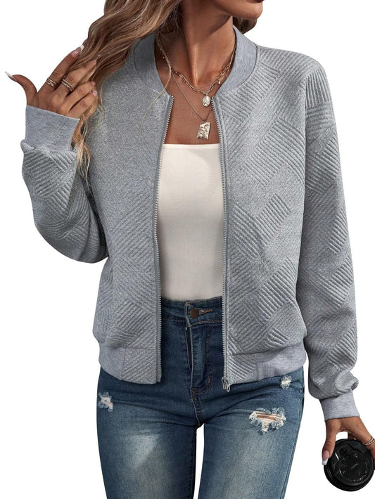 Selvara | Zip-Up Bomber Jacket