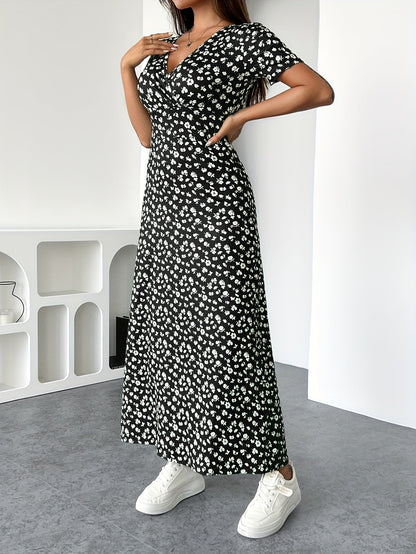 Solenne | Long Floral Dress