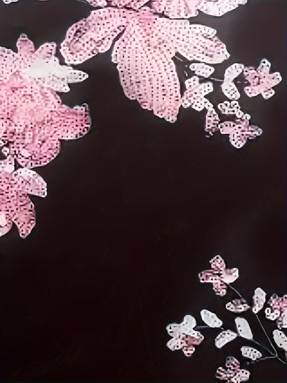 Maelis | Floral Sleeve Crossover Top