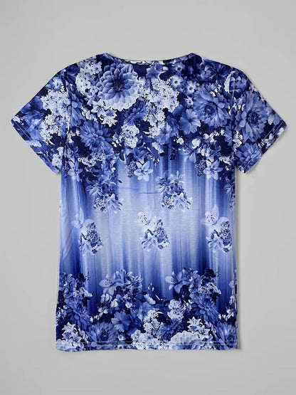 Elviane | Floral V-Neck Top